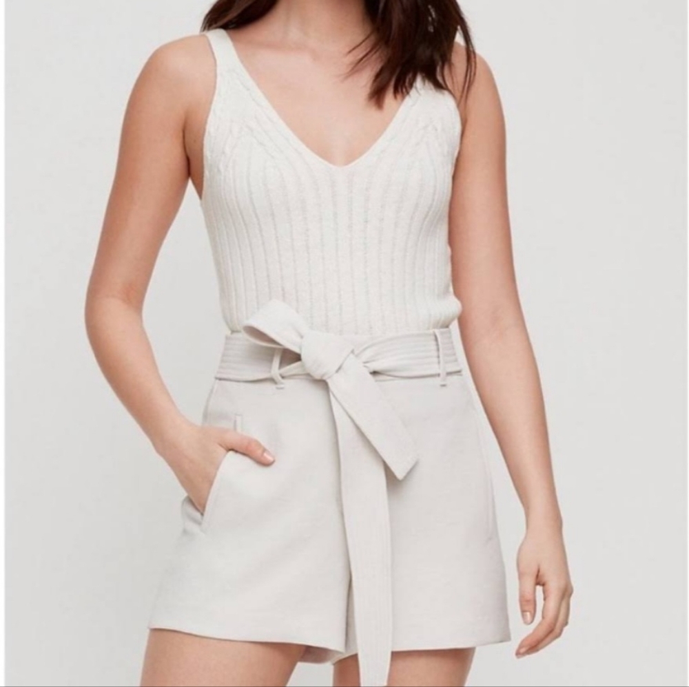 Aritzia Wilfred Tie Front Shorts